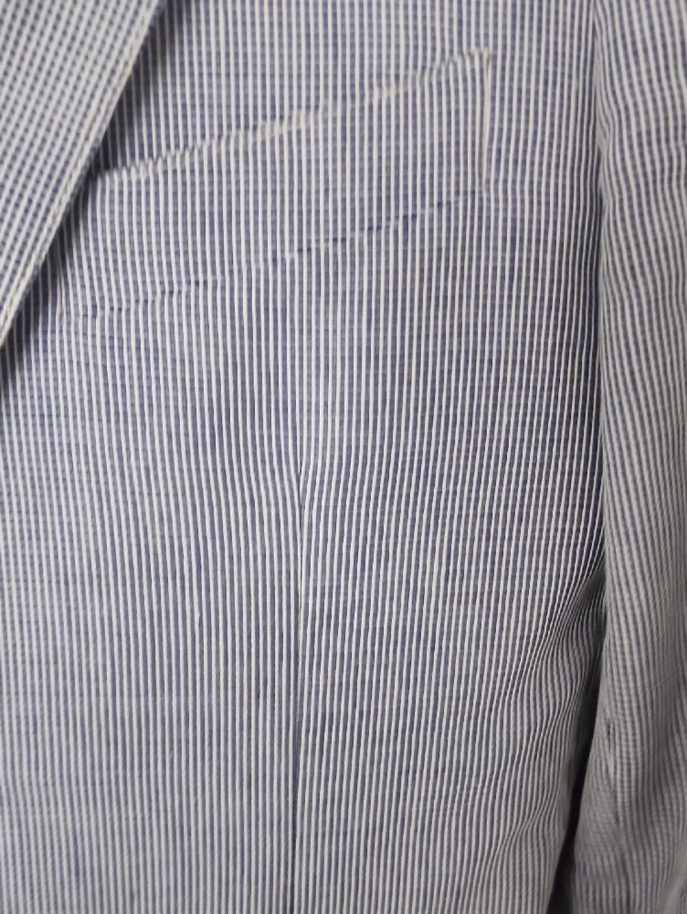 Men's Light Blue Two-Button Notch Lapel Blazer